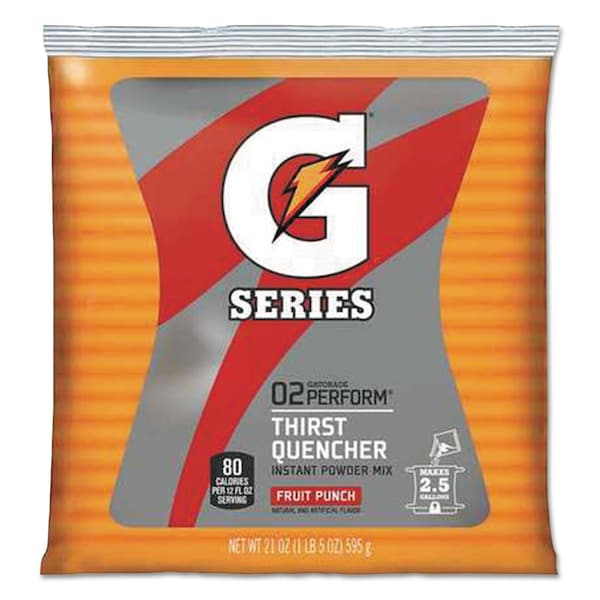 Gatorade Thirst Quencher Powdered Drink Mix, Fruit Punch, 21oz Packet, PK32 PK 33691 - main